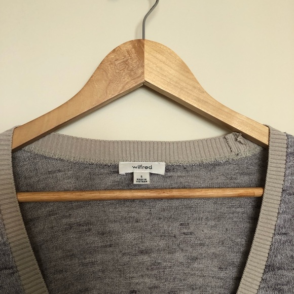 Aritzia Scoop Neck Sweater S Wilfred - Picture 4 of 7